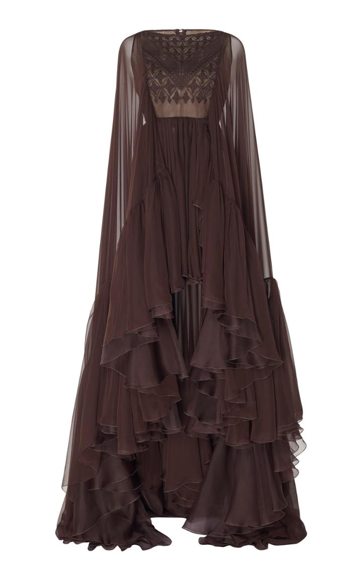 Giambattista Valli High-low Ruffle Gown