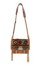 Etro Embroidered Shoulder Bag With Wool Detail