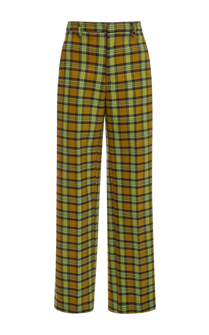 Tome Double Face Tartan Tailored Pants