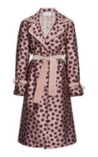 Luisa Beccaria Jacquard Roses Coat