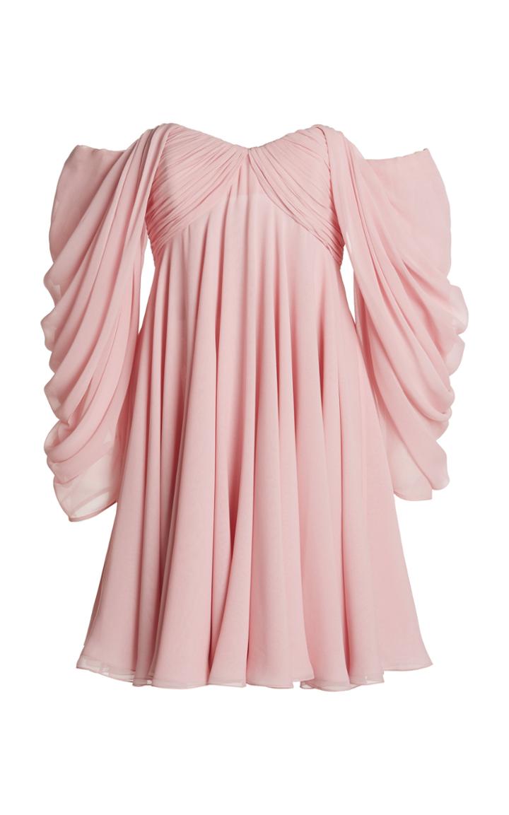 Moda Operandi Giambattista Valli Georgette Off-the-shoulder Dress