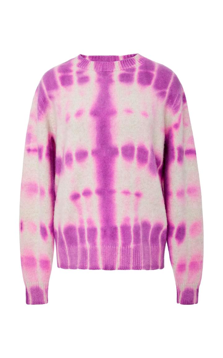 The Elder Statesman Tie-dyed Cashmere Sweater