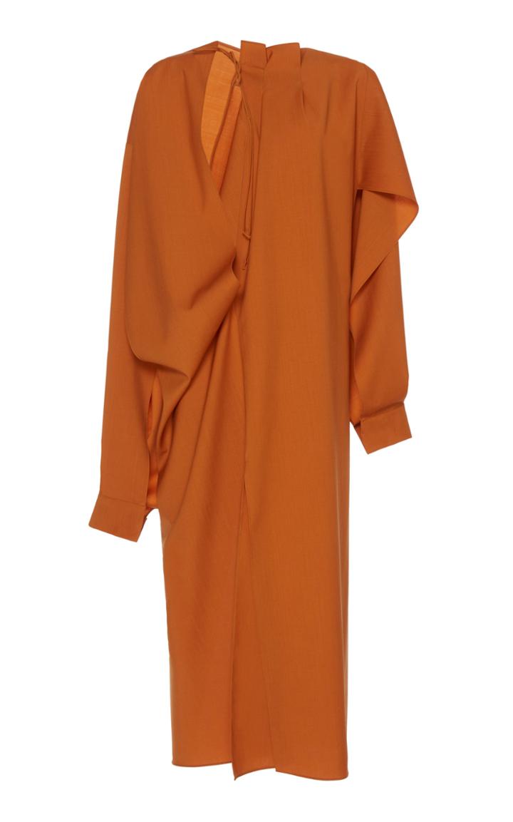 Maison Rabih Kayrouz Canvas Cape Dress
