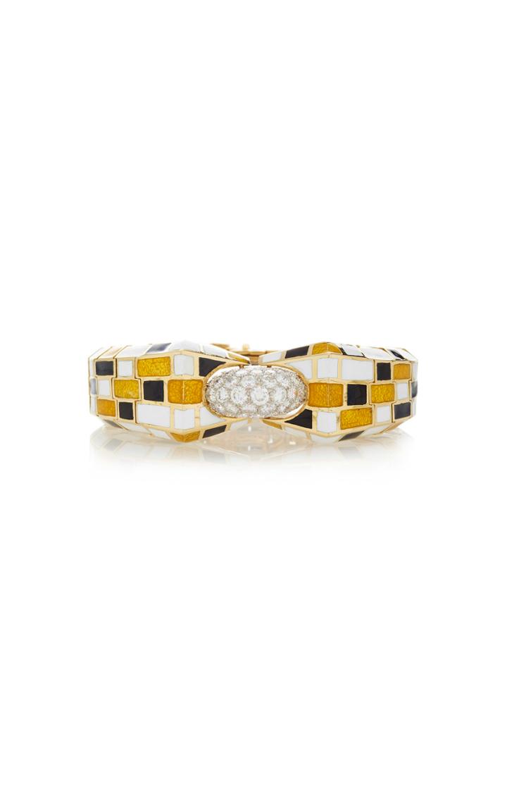 David Webb Checkerboard Bracelet
