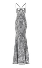 Naeem Khan Beaded Gown