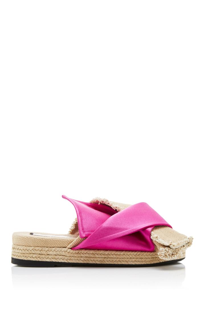 N 21 N&deg;21 Platform Satin Knot Slide