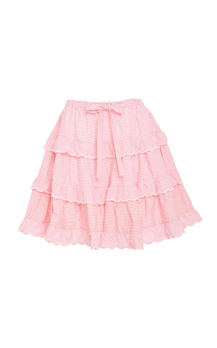 Innika Choo Three Tier Frill Scalloped Skirt
