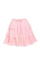Innika Choo Three Tier Frill Scalloped Skirt