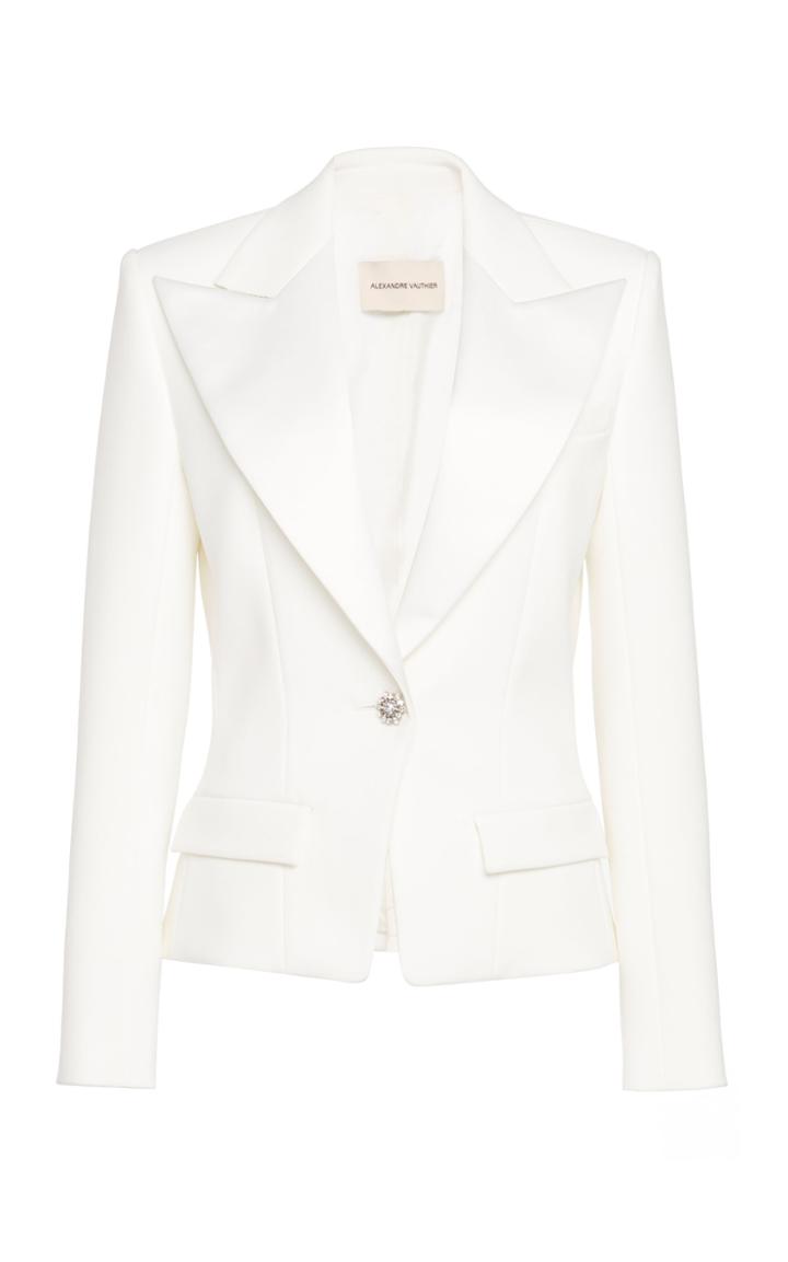 Alexandre Vauthier Embellished Crepe Blazer