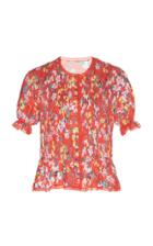 Loretta Caponi Francesca Printed Top