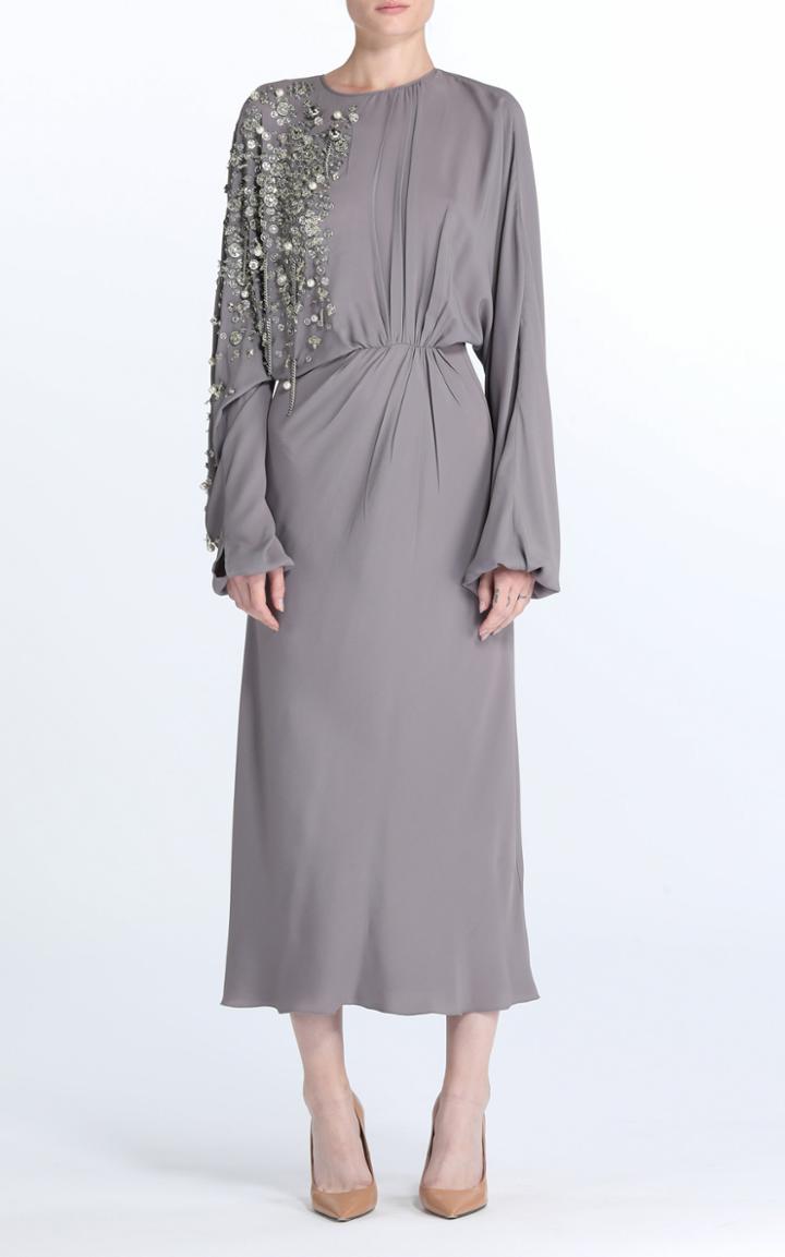 Moda Operandi N21 Embellished Silk Dress