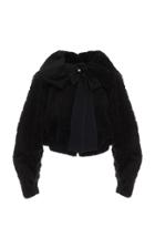 Amelia Toro Cropped Bomber Jacket