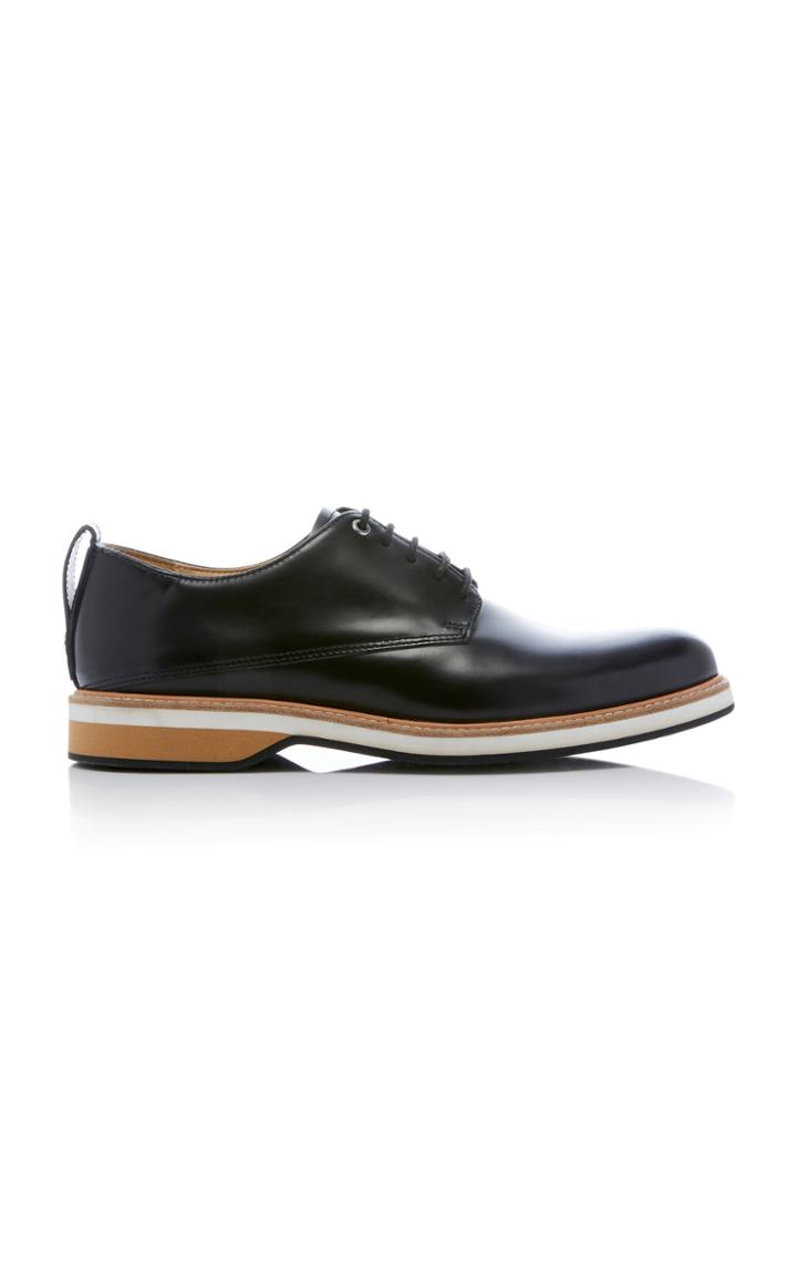 Want Les Essentiels Montoro Cognac Leather Derby Shoes Size: 39