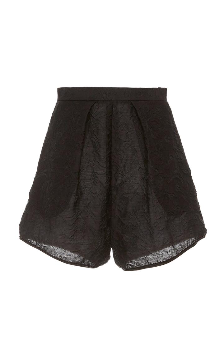 Moda Operandi Hiraeth Jaquard High-rise Organza Shorts Size: 4