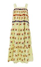 All Things Mochi Remi Embroidered Midi Dress