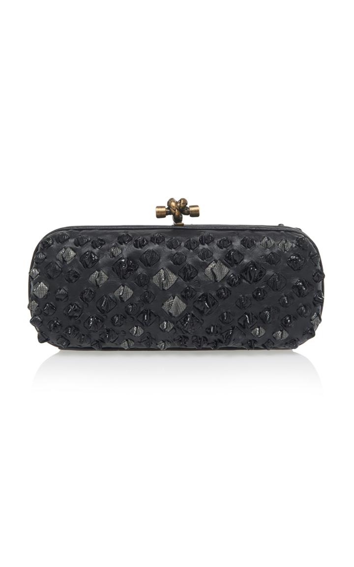 Bottega Veneta Small Komodo Knots Stretch Clutch