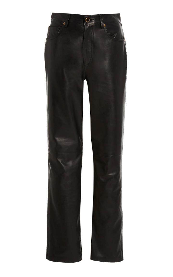 Khaite Victoria Leather Pant