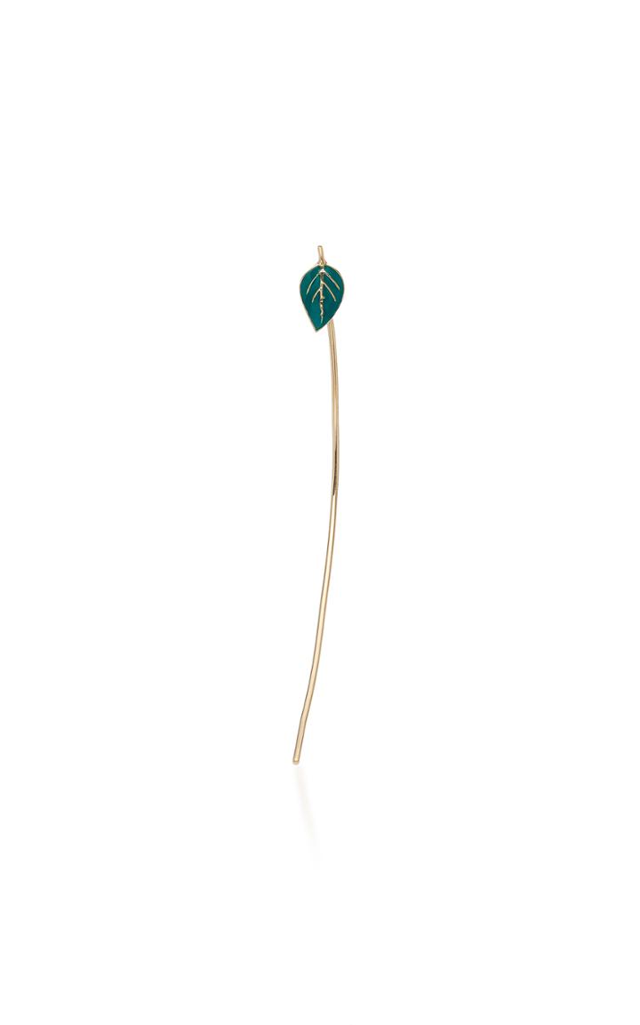 Alison Lou Single Basil Wire Earring