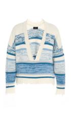 Alanui Glitch Stitch Striped Cashmere Sweater