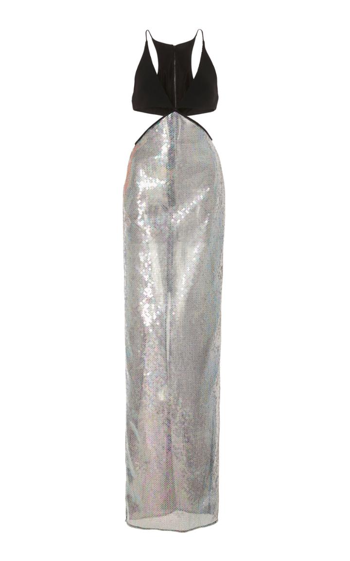 Moda Operandi David Koma Cutout Sequined Dress Size: 8