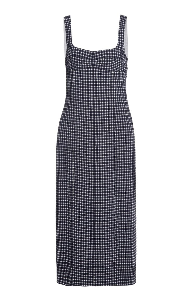 Three Graces London Tomasina Gingham Cotton Dress