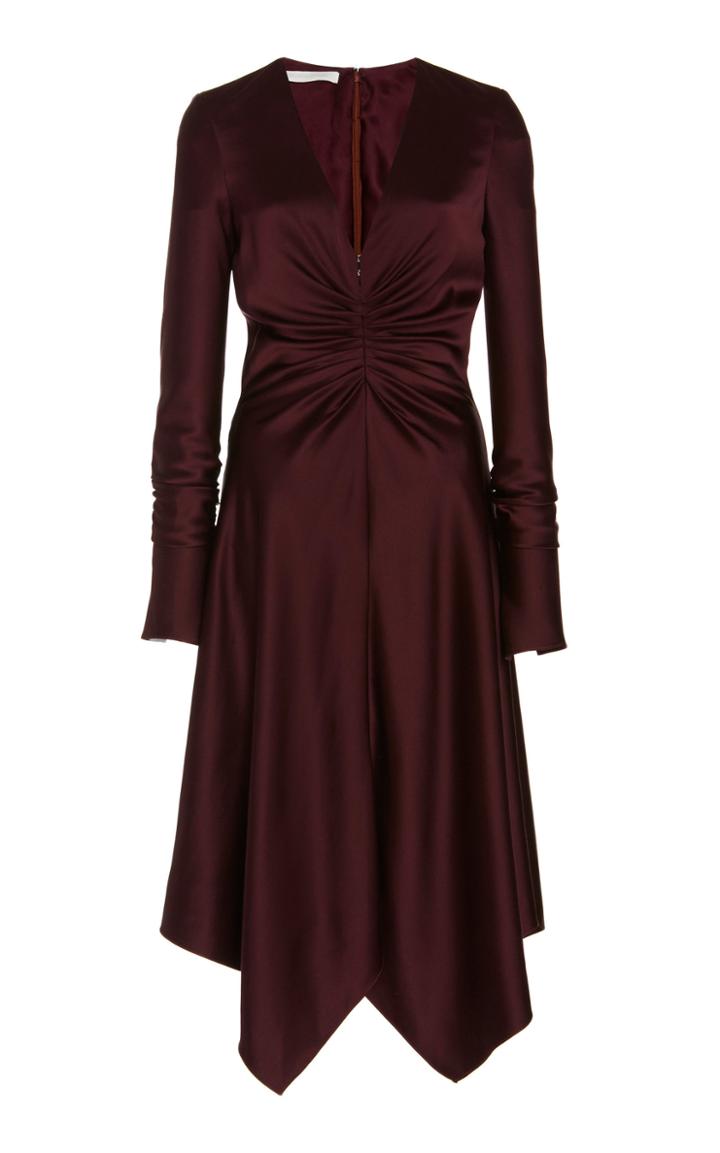 Jonathan Simkhai Handkerchief Satin Dress