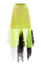 Christopher Kane Neon Lace Skirt