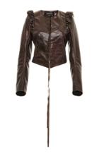 Moda Operandi Ann Demeulemeester Puffed-shoulder Leather Jacket