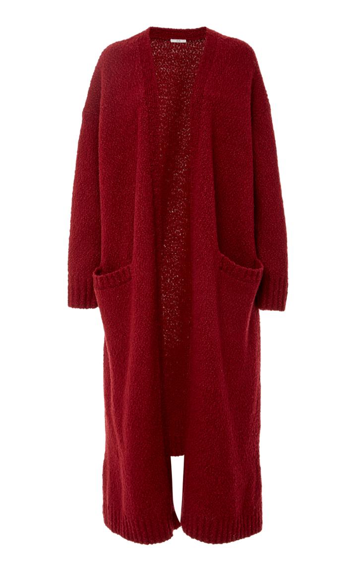 Co Slub Knitted Cardigan