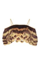 Rahul Mishra Winter Marigold Crop Top