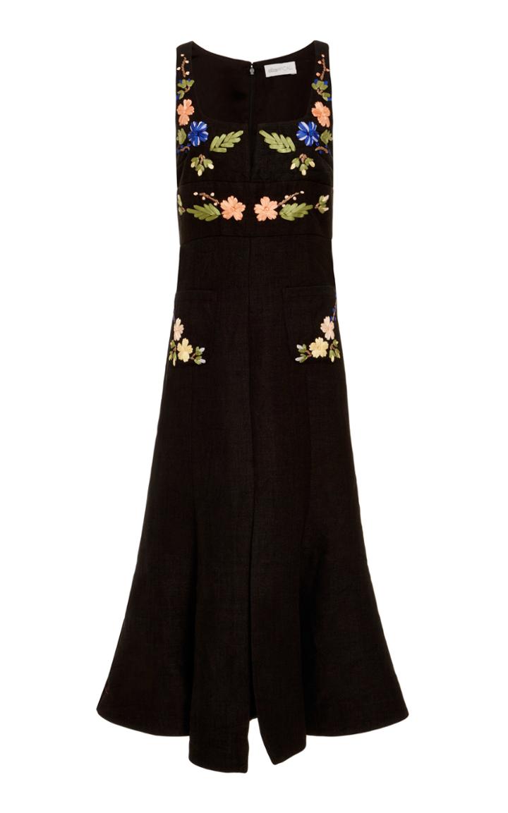 Alice Mccall Rainbow City Embroidered Midi Dress
