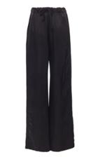 Moda Operandi Ann Demeulemeester Satin Mid-rise Wide-leg Pants Size: 34