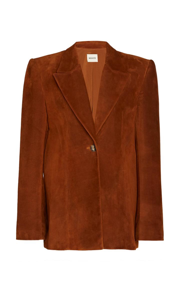 Khaite Erica Suede Coat