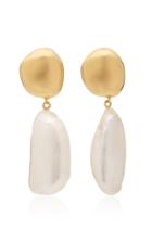 Agmes Patrice Gold Vermeil And Pearl Earrings