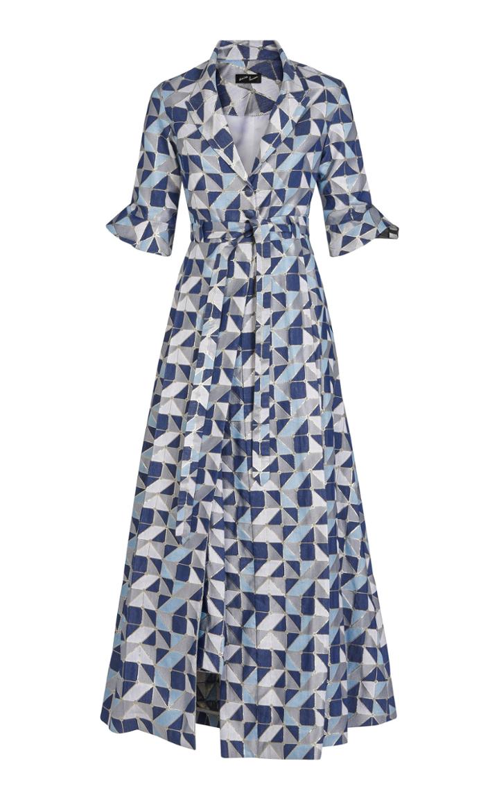Amira Haroon Tailored Printed Maxi Jacket