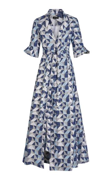 Amira Haroon Tailored Printed Maxi Jacket