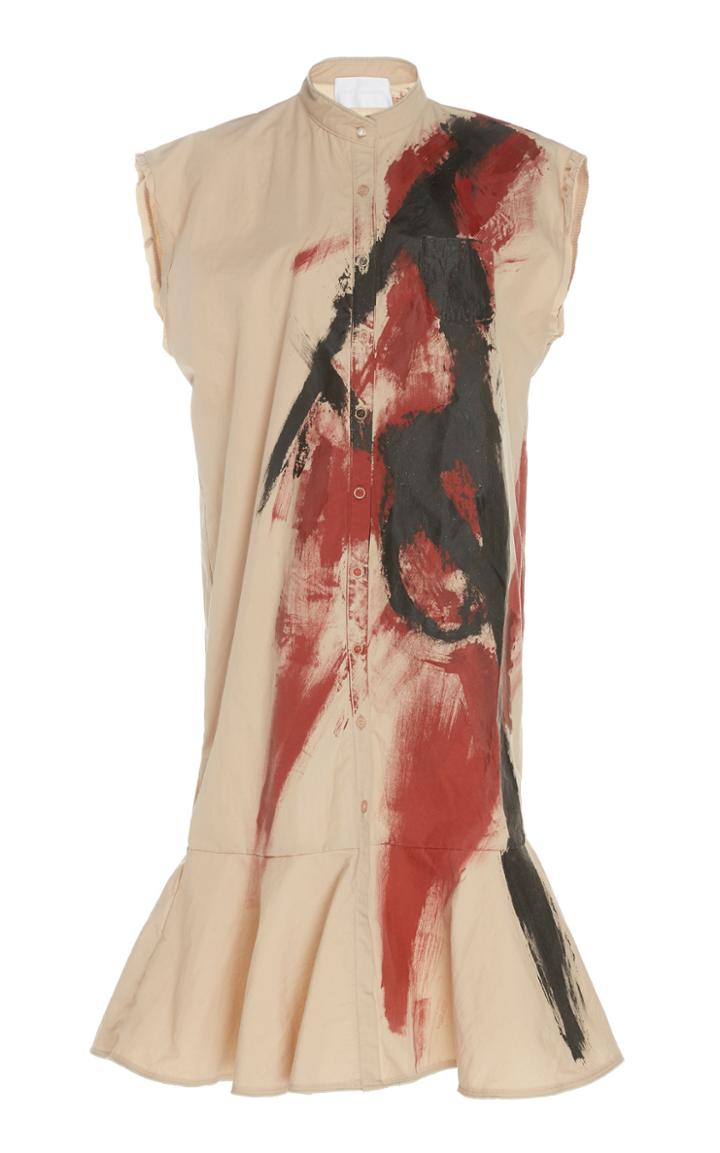 Peet Dullaert Cotton-blend Sleeveless Shirt Dress