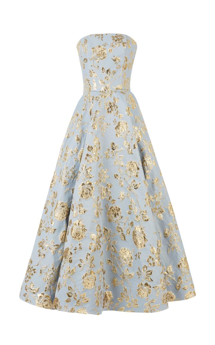 Bambah Strapless Midi Gown