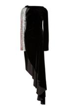 Monse Velvet Embellished Flare Gown