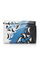 Loewe T-pouch Paneled Leather Clutch