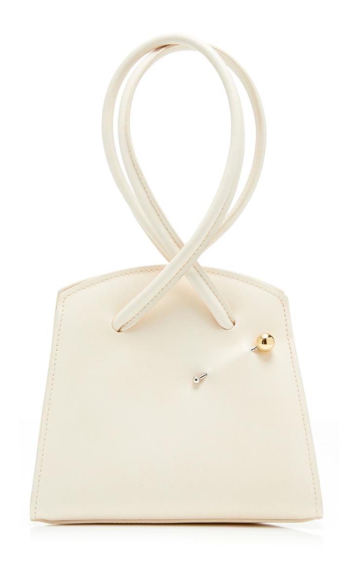 Little Liffner Twisted Triangle Leather Bag