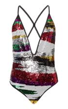Missoni Mare Sequin-embellished One-piece Swimsuit