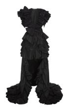 Dundas Silk Taffeta Ruffled Gown