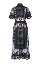 Temperley London Leaf Midi Dress