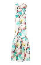 Mary Katrantzou Swan Printed Bow Gown