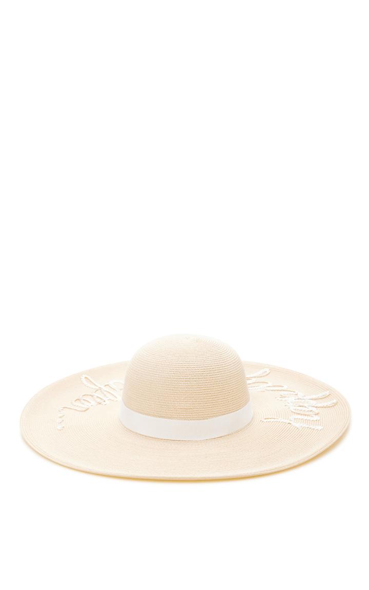 Eugenia Kim Bunny Embellished Woven Sunhat
