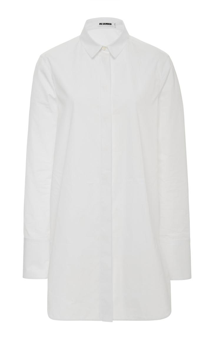 Jil Sander Francesca Cotton Button-up Shirt
