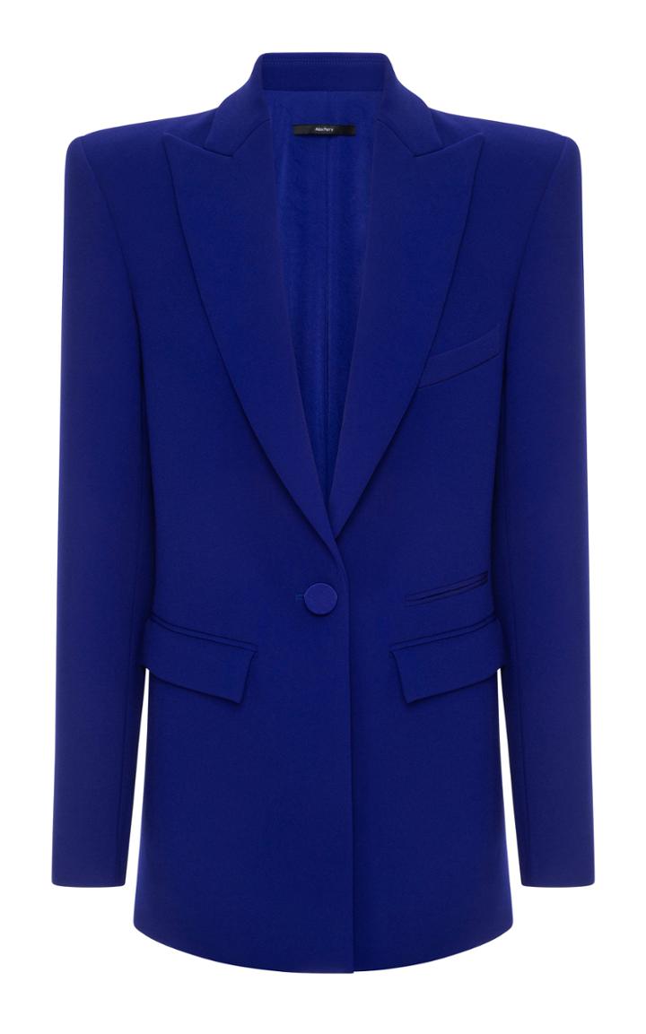 Moda Operandi Alex Perry Carson Oversized Satin Blazer Size: 4