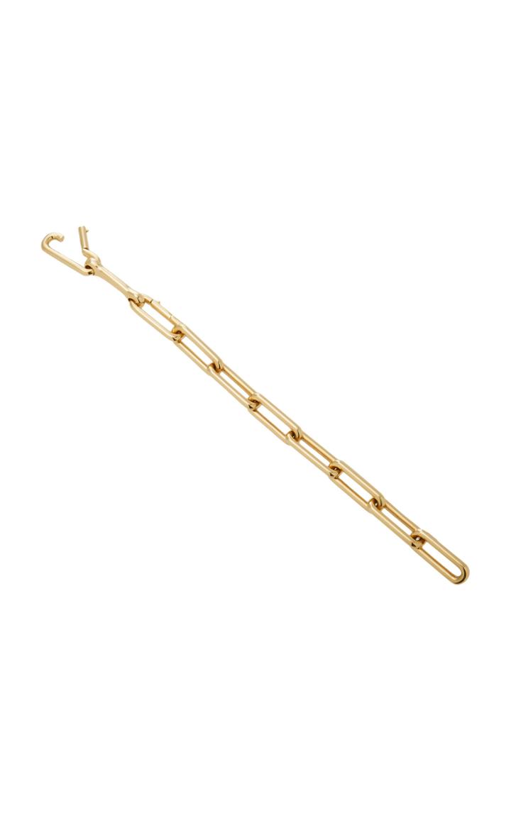 Robinson Pelham Identity Bracelet With Gold Bar
