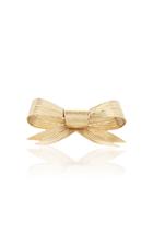 Rodarte Silver Large Ribber Bow Barrette